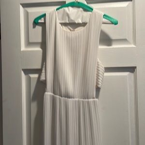 BCBGMAXAZRIA Raven Pleated Cut out Gown